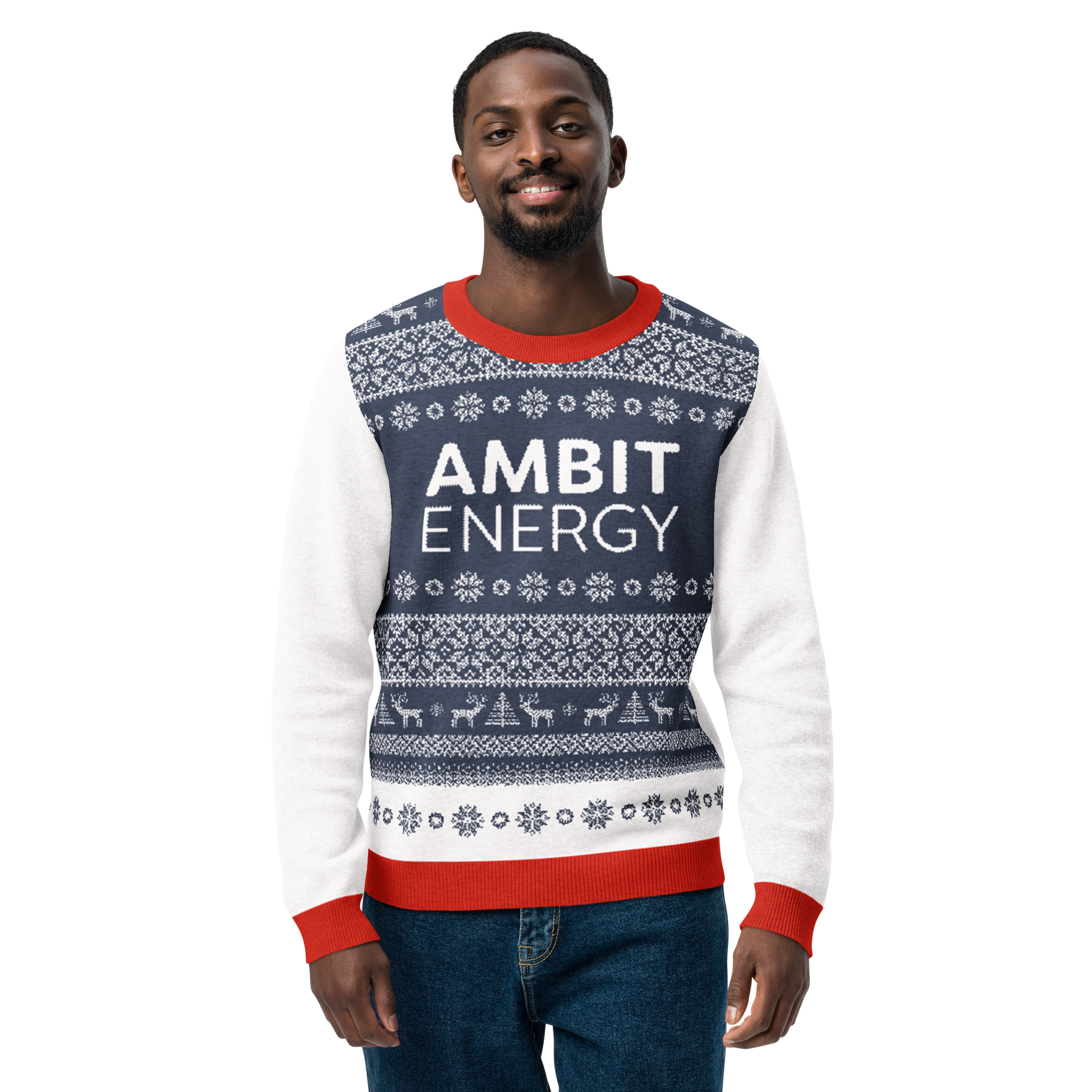 Blue Christmas Knitted Sweater