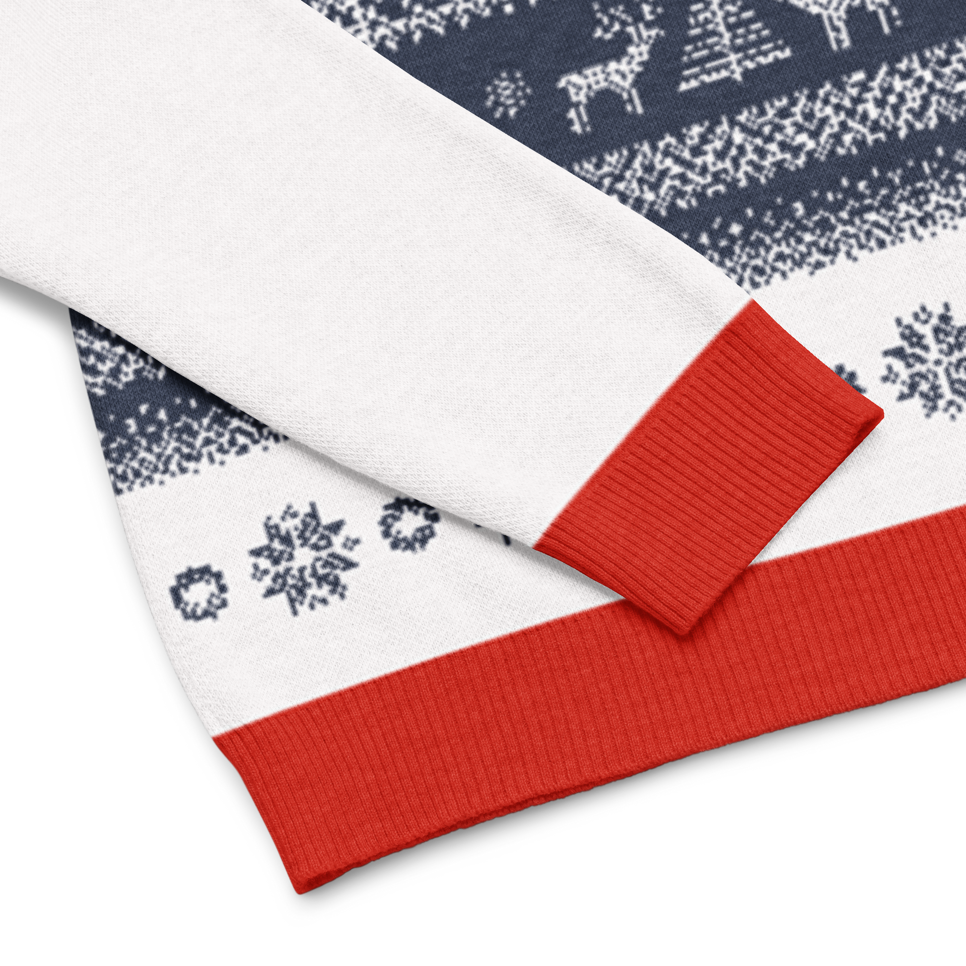 Blue Christmas Knitted Sweater