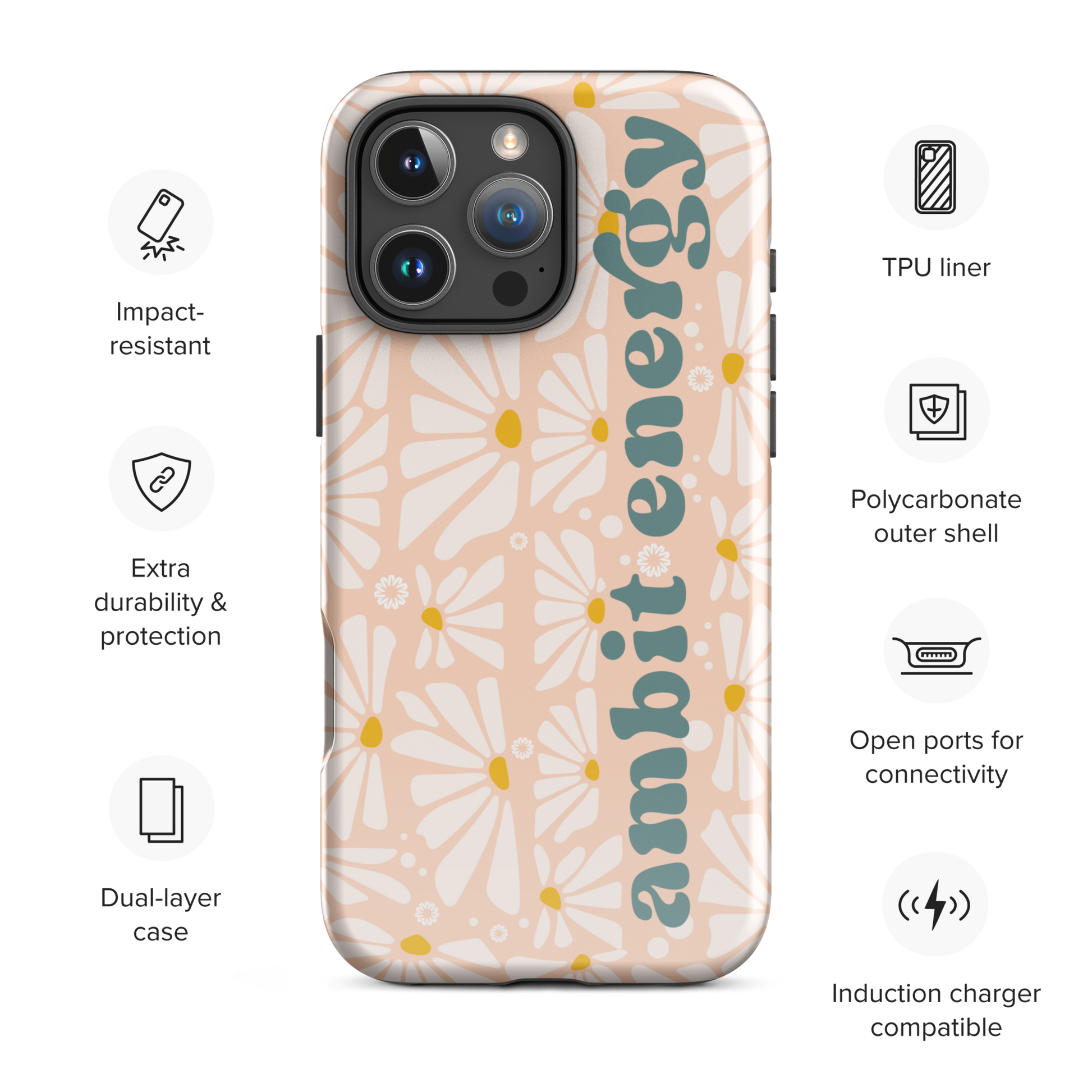 Ambit Daisy Tough Case for iPhone®